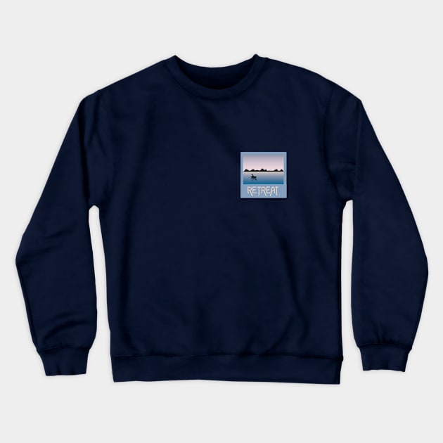 Retreat Crewneck Sweatshirt by Bongonation